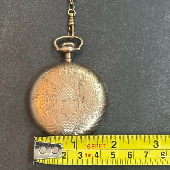 Vintage Elgin Pocket Watch with Chain
